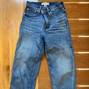 COPY - Madewell slim wide leg crop Jean size 23 XXS